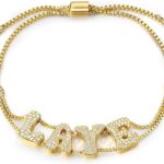 Personalized Bubble Name Bracelet for Women, Custom Name Bracelet with Bubble Letter Charm, 18K Gold Plated Adjustable Cuff Bubble Bracelet, Handcrafted Keepsake Jewelry Gift for Women & Friend