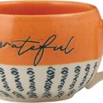 Creative Brands It Is Well Stoneware Mug, 16-Ounce, Grateful