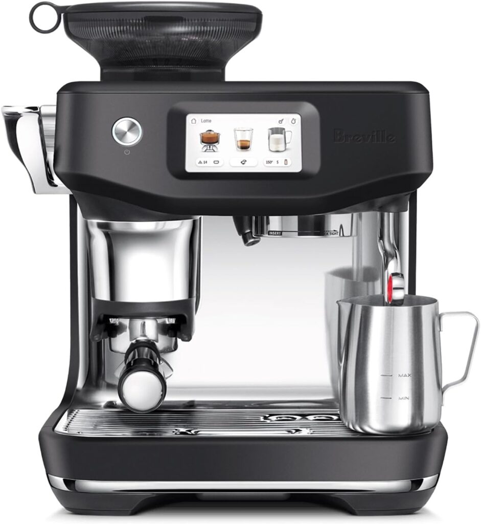 Breville Barista Touch Impress Espresso Machine BES881BTR, Black Truffle
