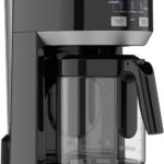 BLACK+DECKER Dual Brew 14-Cup Carafe Single Serve Coffee Maker with Auto-Clean Function, Compact Design, K-Cup & Reusable Ground Filter Compatible with 70 oz. Water Reservoir & Fast Brew Technology