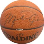 Michael Jordan Signed Auto Basketball Official NBA Game Ball Spalding UDA w/JSA – Autographed Basketballs
