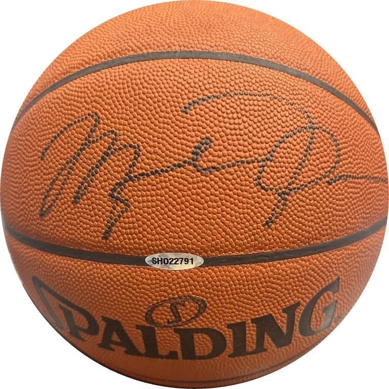 Michael Jordan Signed Auto Basketball Official NBA Game Ball Spalding UDA w/JSA – Autographed Basketballs