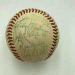 1977 NY Yankees World Series Champs Team Signed Baseball Thurman Munson JSA COA – Autographed Baseballs