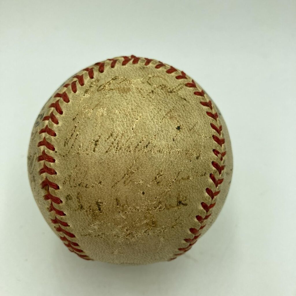 Ted Williams 1945 World War 2 Pearl Harbor All Stars Signed Baseball JSA – Autographed Baseballs