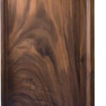 Rustic Walnut Wooden Tray Solid Wood Serving Tray Square Rectangle Platter Tea Tray Coffee Table Tray (Rectangle Small (12x6x0.9 inch))