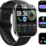 AI Smart Watch with ChatGPT, 1.91″ Bluetooth Calling Smartwatch for Men Women, 110+ Fitness Modes Activity Tracker, Sleep/Heart Rate/Calorie Monitor, IP68 Waterproof Step Counter for iOS Android