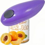 Cooks Professional Electric Can Opener,Automatic Can Openers for Seniors, Arthritic Patients A Great Kitchen Gadget,Hands Free Operation Can Openers,One Touch Design (Purple)