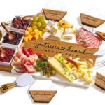 Personalized Charcuterie Board Gifts for Couples, Custom Wedding Gift Ideas, Cheese Board Engagement Gifts, Serving Tray Gift Set