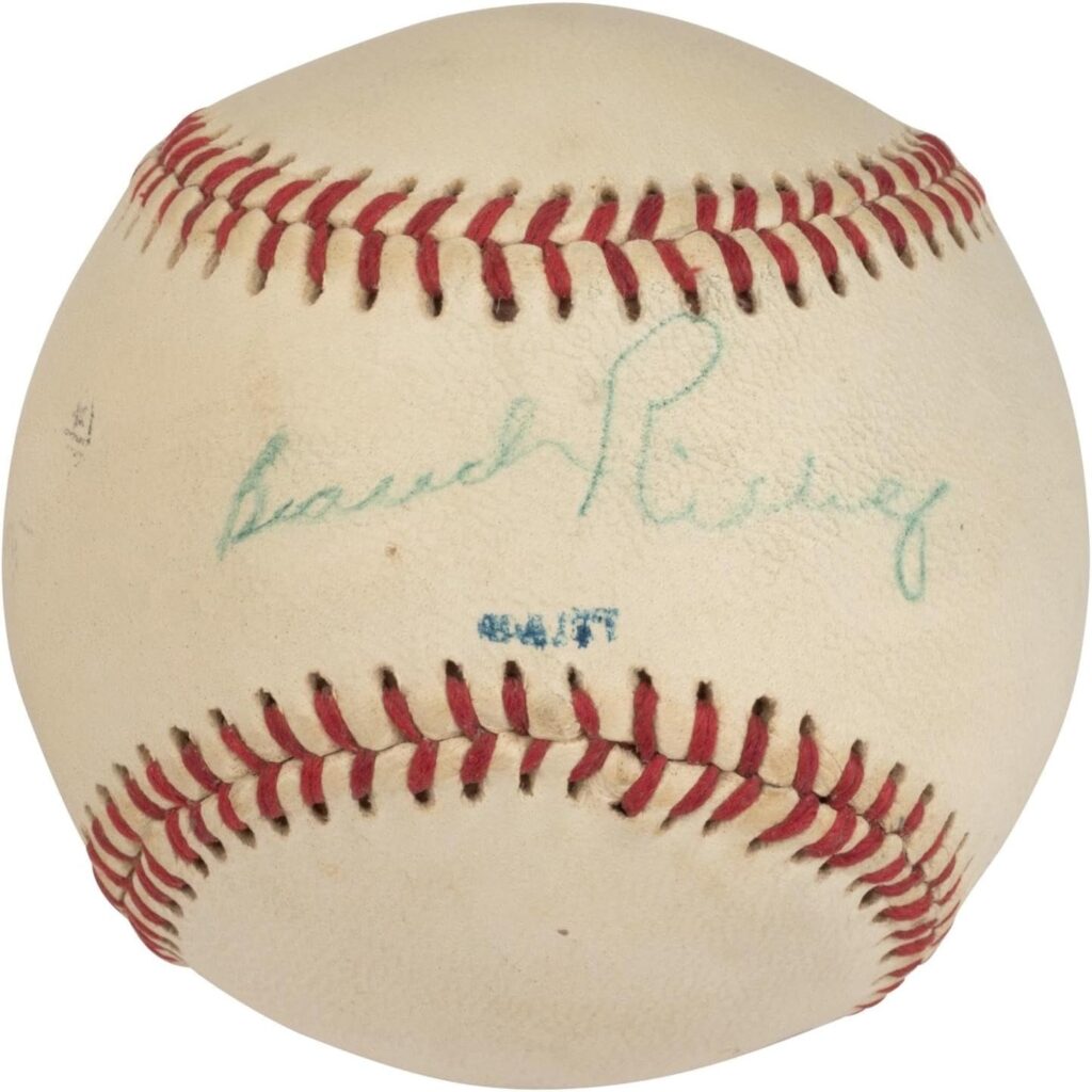 The Finest Branch Rickey Single Signed Autographed Baseball On Earth JSA COA – Autographed Baseballs
