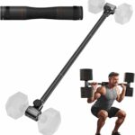 Flexible Dumbbell Converter – 260 LBS Weight Capacity Adjustable Alloy Steel Bar丨Convert Dumbbells to Barbell, Enhanced Compatibility for Wide Range of Dumbbells for Home Weight Lifting