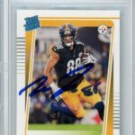 2021 Donruss #281 Pat Freiermuth RC Steelers BGS Autograph 10 – Football Slabbed Autographed Rookie Cards