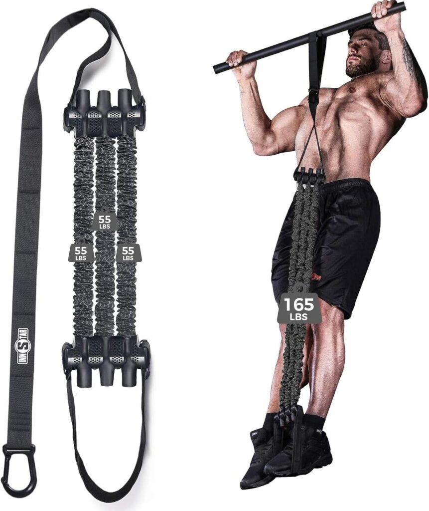 Innstar Pull Up Assistance Bands, 3 Heavy-Duty Adjustable Pull Up Bands Set, Pull Up Bands Assistance Bands for Enhanced Strength Training