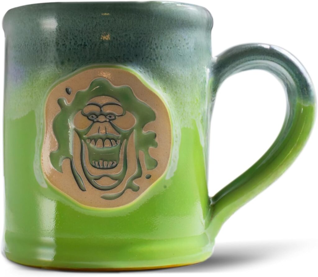 Ghostbusters Frozen Empire, Slimer, Handcrafted, Ceramic, Coffee Mug