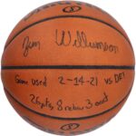 Zion Williamson Game Used Signed Heavily Inscribed Basketball Fanatics COA – Autographed Basketballs