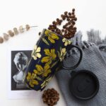 TZSSP Coffee Mug with Lid, 17oz Ceramic Mugs, Porcelain Tea & Latte Cups for Home & Office, Dishwasher Safe – Yellow