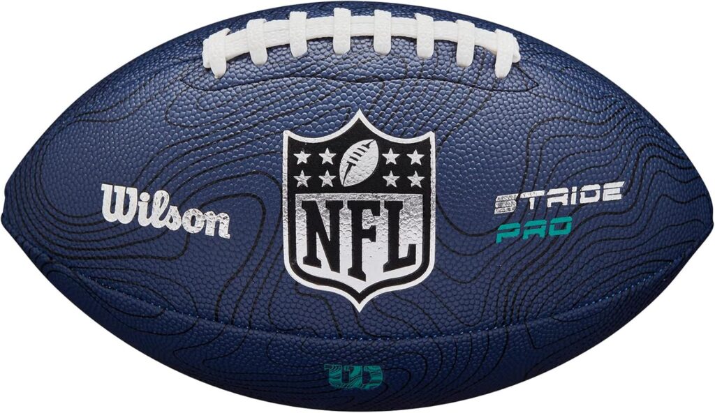 WILSON NFL Stride Pro Eco Football – Navy, Official Size