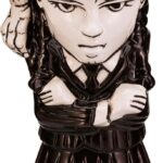 Geeki Tikis the Addams Family Wednesday Ceramic Mug, Handcrafted Bpa-Free Ceramic Drinkware, Featuring Wednesday Addams & Thing, 11oz