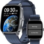 Pedometer Watch No APP/Phone Required, Waterproof Fitness Tracker Watch with Heart Rate Monitor, Large Screen with Pedometer, Sleep Tracking, Calories & Step Counter, Smart Watches for Women Men