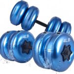 Water Filled Dumbbells Set – Water Filled Weights – Portable Travel Weights – Weights Adjustable Dumbbells – Portable Fitness Equipment – Strength Training – Fitness and Shaping