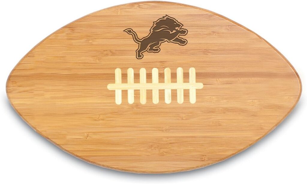 NFL Detroit Lions Touchdown Pro! Engraved Board, One Size, Natural Wood