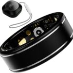 Smart Ring for Men Women – Fitness Tracker Ring with Heart Rate, SpO2, Blood Pressure, Sleep Monitoring, Step & Calorie Counter, No Subscription Fee, iOS & Android Compatible (Black, 10)