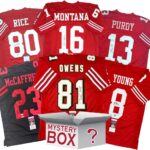 Autographed/Signed San Francisco Football Jersey Mystery Box with PSA JSA or Beckett COA