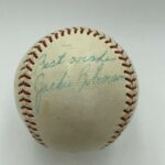 Beautiful Jackie Robinson Single Signed Baseball PSA DNA COA – Autographed Baseballs