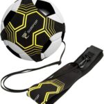 Soccer/Volleyball/Rugby Trainer, Football Kick Throw Solo Practice Training Aid Control Skills Adjustable Waist Belt for Kids Adults