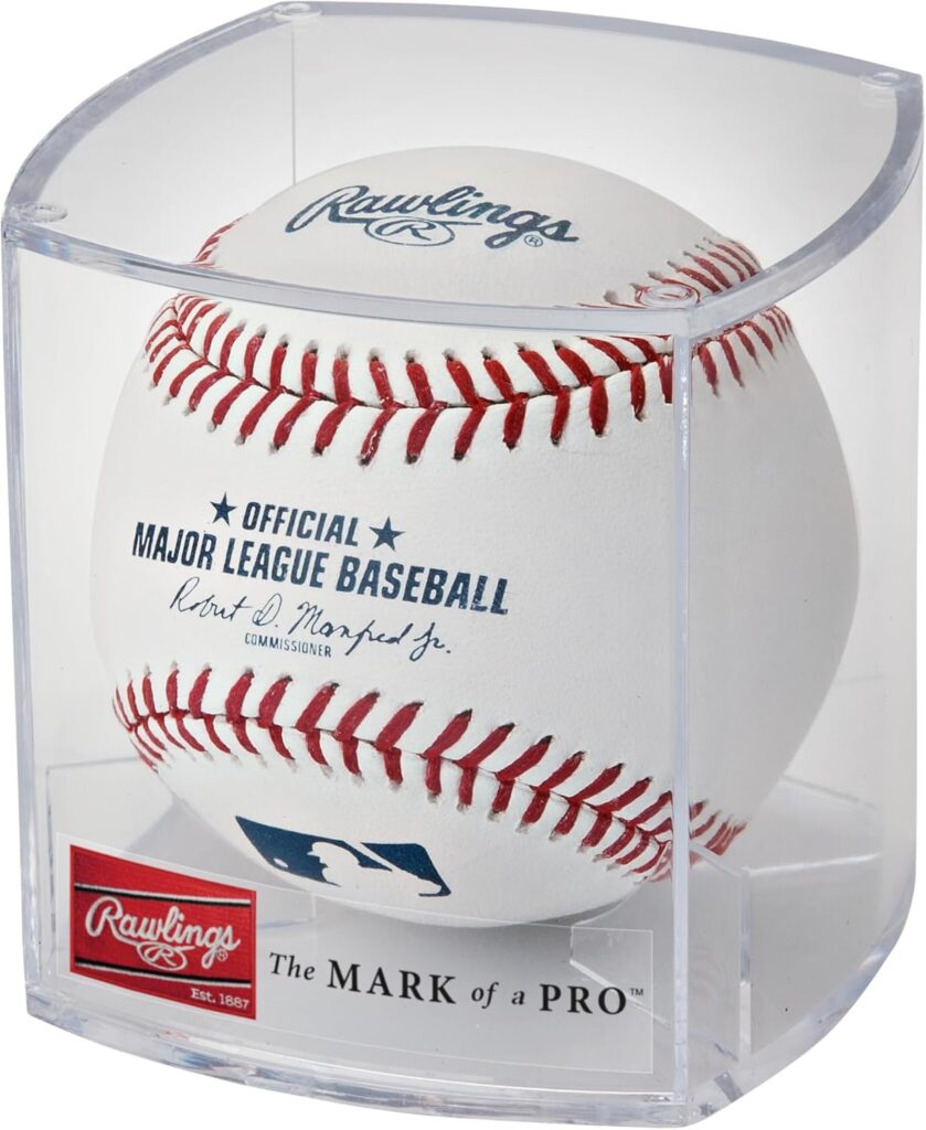 Rawlings | Official 2025 Major League Baseball | Display Case Included | MLB | ROMLB-R