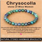 AD Beads Handmade Gemstone Stretch Elastic Bracelet Crystal Healing Reiki Nature’s Beauty and Spiritual Essence Unisex