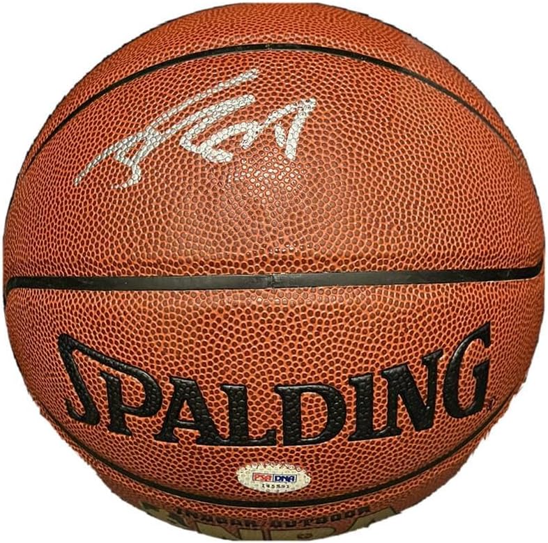 Yao Ming Signed Spalding Indoor/Outdoor Basketball PSA/DNA – Autographed Basketballs