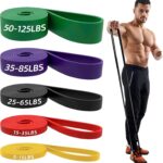 Resistance Bands,Long Exercise Bands for Men & Women Home Gym – Premium Training Bands Perfect for Pull Ups, Stretching and Full-Body Workouts