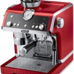 De’Longhi EC9335R La Specialista Espresso Machine with Sensor Grinder, Dual Heating System, Advanced Latte System & Hot Water Spout for Americano Coffee or Tea, Stainless Steel,67.6 oz, Red