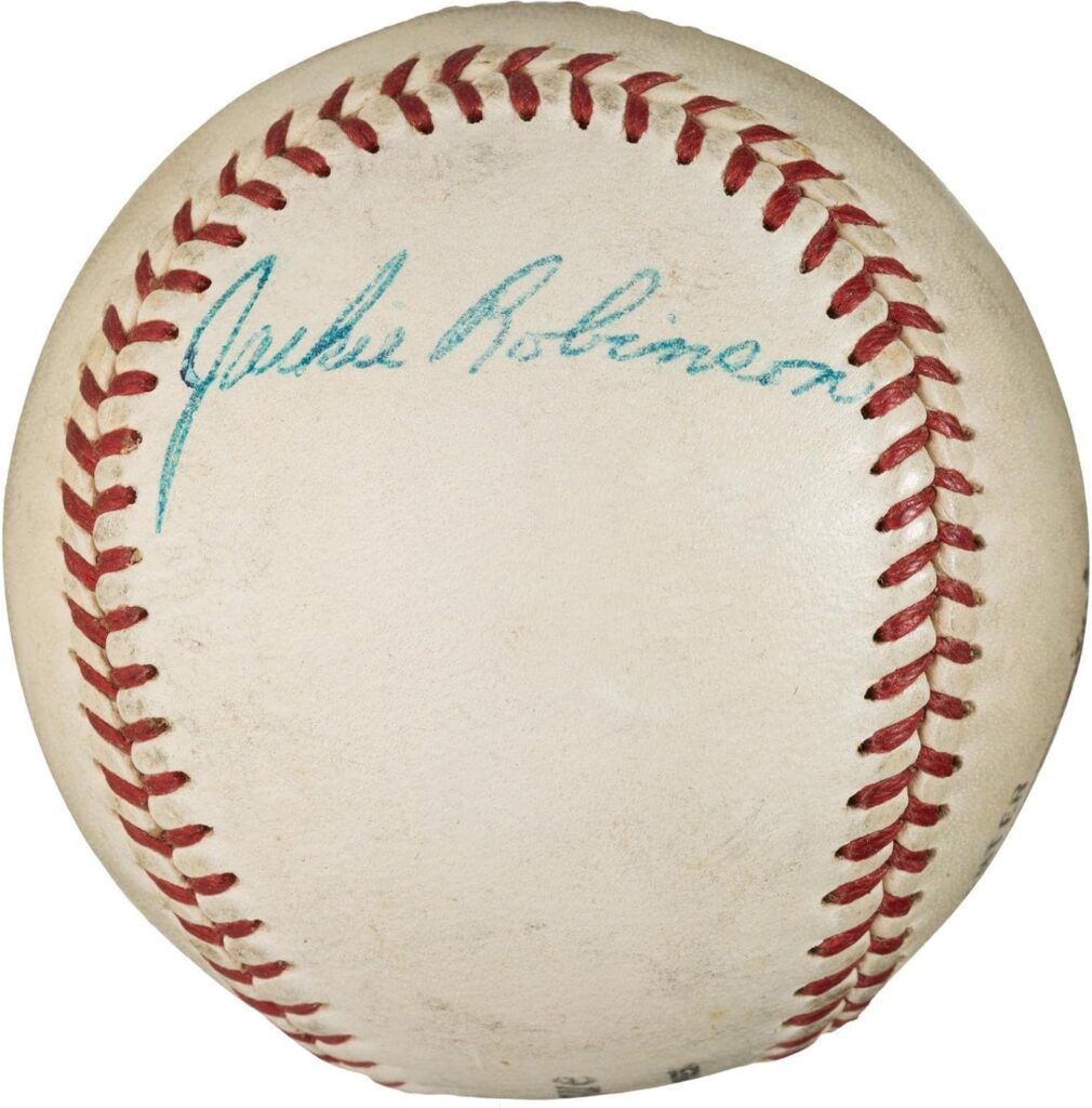 The Finest Jackie Robinson Single Signed National League Baseball PSA DNA COA – Autographed Baseballs