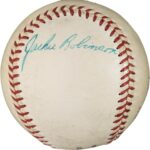 The Finest Jackie Robinson Single Signed National League Baseball PSA DNA COA – Autographed Baseballs