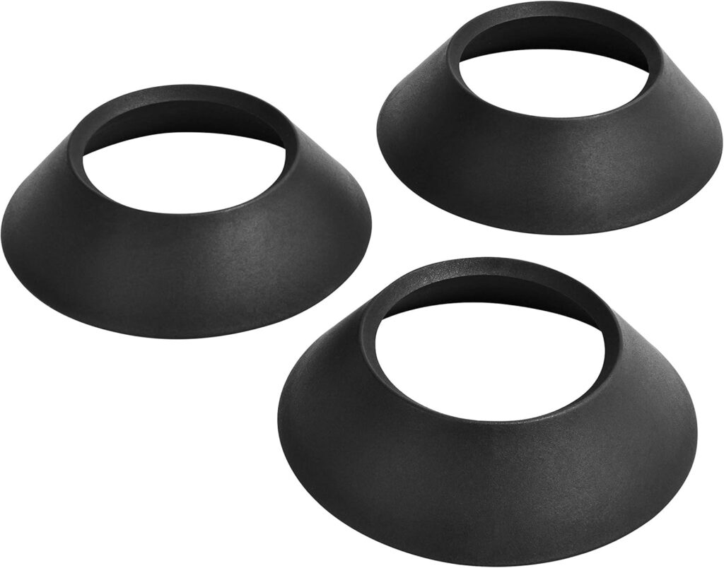 GoSports Black Ball Stand & Holder for Sports Balls (Basketballs, Baseballs, Footballs, Soccerballs) – 3 Pack Matte Black