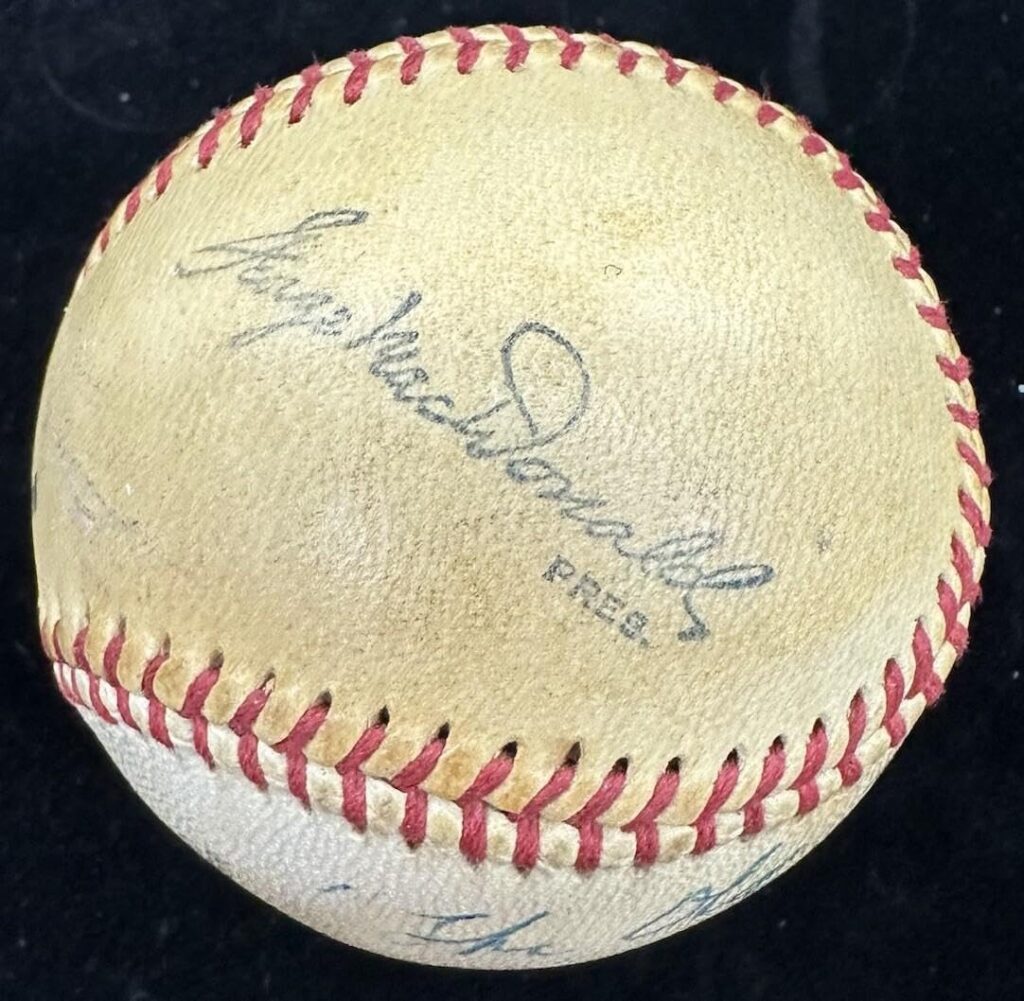 Frankie Frisch The Old Flash Signed Baseball PSA/DNA LOA – Autographed Baseballs