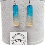 Simply Perfect Design Handmade Beach Earrings for women: Teal earrings for women, Ocean & Nautical Earring Gifts for Women – Unique Sea Shell & Anchor Jewelry for Beach Vacation – Ocean Earrrings.