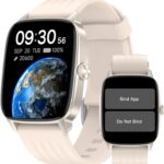 Pedometer Watch No APP/Phone Required, Waterproof Fitness Tracker Watch with Heart Rate Monitor, Large Screen with Pedometer, Sleep Tracking, Calories & Step Counter, Smart Watches for Women Men