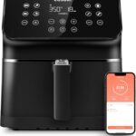 COSORI Air Fryer Pro Smart 5.8QT that Roast, Bake, 3-Way Control, 12-IN-1 Customizable Functions, Online Recipes, Detachable Basket, Works with Alexa & Google Assistant