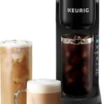 Keurig K-Café Barista Bar Single Serve Coffee Maker, with 3 Brew Sizes, Hot and Cold Brew Capabilities, 2oz Coffee Shot Button, Black (Renewed)