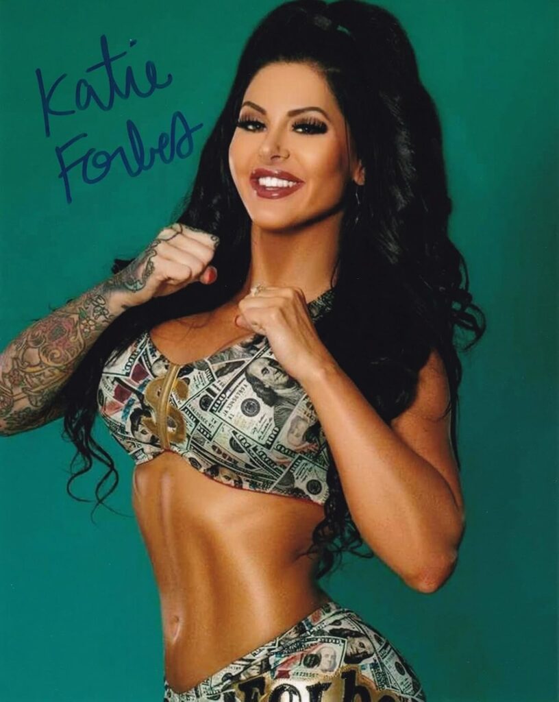 Katie Forbes Signed 8×10 Photo WOW Impact Women of Wrestling Picture Autograph 9 – Autographed Soccer Photos