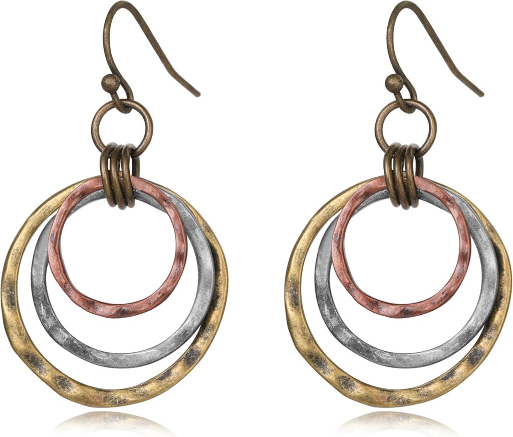 Boho Earrings for Women – Handmade Vintage Carved Dangle Earrings Party Birthday Perfect Stylish Gifts