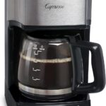 Capresso 5-Cup Mini Drip Coffee Maker, Black and Stainless Steel