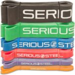 Serious Steel 41″ Assisted Pull-up Band, Heavy Duty Resistance Band Sets, Stretching, Powerlifting, Resistance Training and Pull Up Assistance Bands