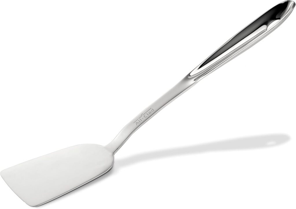 All-Clad Specialty Stainless Steel Kitchen Gadgets Turner Kitchen Tools, Kitchen Hacks Silver