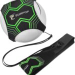 Soccer/Volleyball/Rugby Trainer, Football Kick Throw Solo Practice Training Aid Control Skills Adjustable Waist Belt for Kids Adults