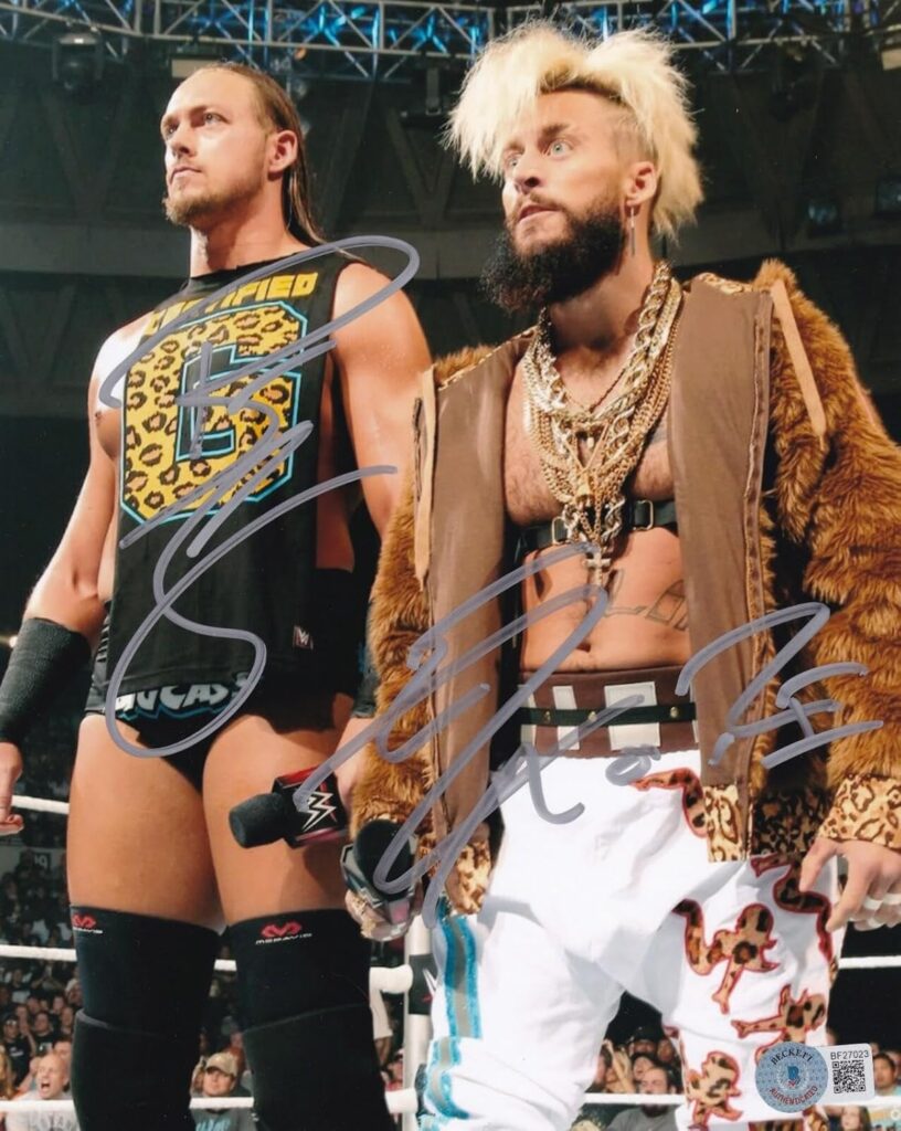 Enzo Amore & Big Cass Signed 8×10 Photo BAS COA NXT AEW Impact Picture Auto’d A – Autographed Soccer Photos
