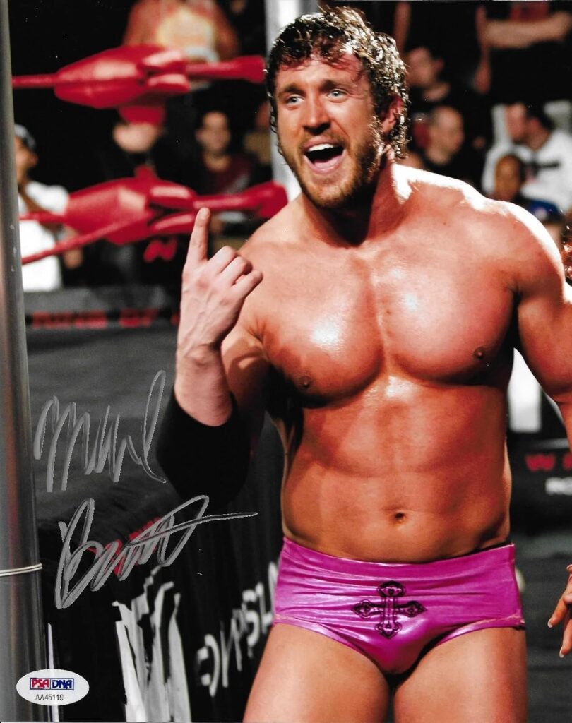 Mike Bennett Kanellis Signed WWE 8×10 Photo PSA/DNA COA Impact ROH WWE Wrestling – Autographed Soccer Photos