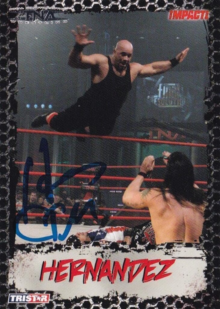 Hernandez LAX Signed 2008 TriStar TNA Impact Rookie Card #16 RC AAA Autograph – Autographed Soccer Cards